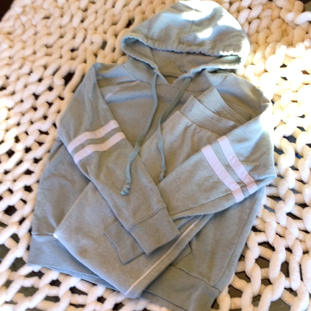 American Eagle Soft Mint Jogger & Hoodie Set XS